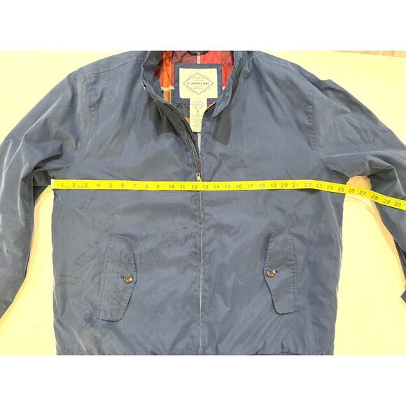 St Johns Bay Jacket Mens XL Blue Water Repellent Lightweight Lined Classic Coat - Picture 9 of 10